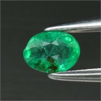 0.19ct 4.2x3mm Oval Natural Green Emerald Ethiopia