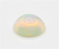 1.83 Cts Oval Natural White Opal with Certificate