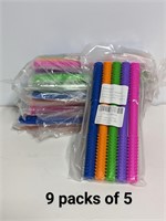 $90 Lot of 45 Teething Sticks w/ Cleaning Brushes