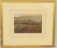 James William Walker Painting Ploughing
