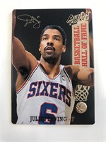 Julius Erving Hall of Fame Basketball Card 25th An