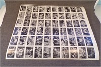 Lot of 2 Uncut Sheets Three Stooges Trading Cards