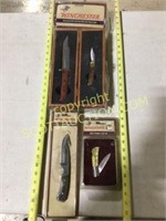 4 NEW in packaging Winchester knives, nice but