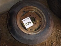 1 Used Trailer Tire on Rim