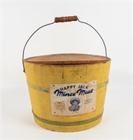 Country Store Mince Meat Wooden Bucket