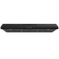 E2814  FIREGAS 36" Range Hood 300CFM, Black