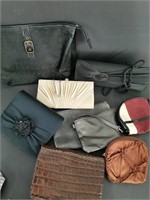 Lot of Ladies' hand bags & Make up bags
