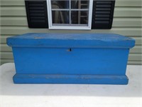 Painted Wood Tool Chest