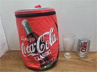 Coca-Cola Cooler Bag + 2 Coca-Cola Glasses