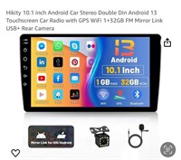 Hikity 10.1 inch Android Car Stereo Double Din