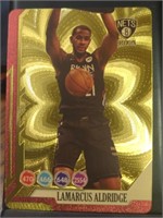 24k gold-plated basketball card lamarcus Aldridge