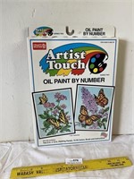 Vintage Sealed Artist Touch Butterfly Paint By