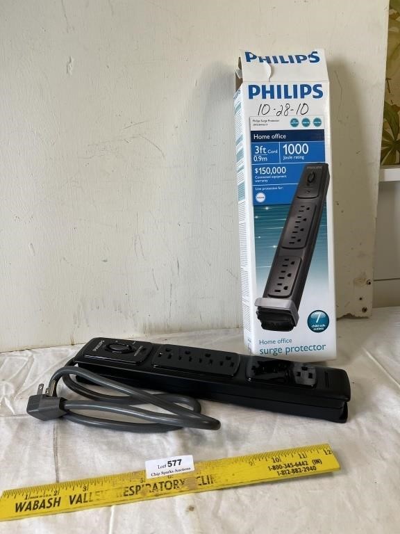 New! Phillips Home Office Surge Protector