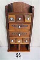 Vintage Cabinet with Porcelain Knobs(R1)