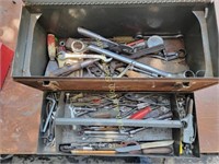 Toolbox snd tool contents including pliers,