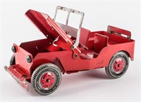 Marx & Co Pressed Steel Willy's Jeep Toy Car