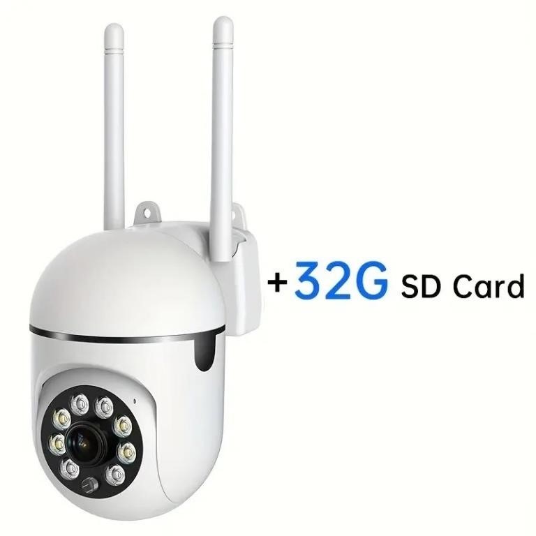 Indoor/Outdoor Camera With Full Color Night Vision