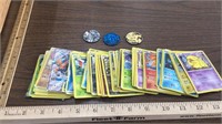 Pokémon cards & 3 coins