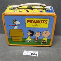 Peanuts Charlie Brown Metal Lunchbox