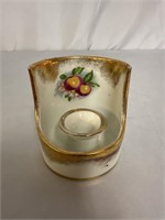 VINTAGE ROYAL CROWN APPLE BLOSSOM CANDLE HOLDER