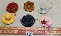 ADORABLE VINTAGE HAT BROOCHS