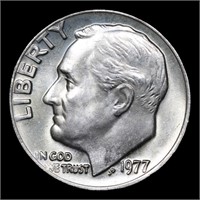 1977-p Roosevelt Dime 10c Grades GEM++ FT