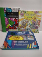 Coloring Book Art Set for Adults