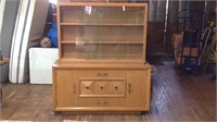 Art deco style cabinet with display