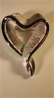 Beautiful vintage Trifari heart lapel pin!