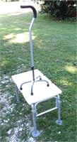Shower Chair & Cane Lot