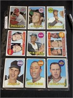 9- 1969 TOPPS CARDS