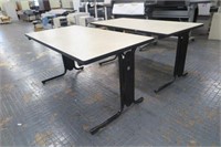 Qty (2) Heavy Duty Desk/Table Workstations