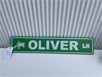 Oliver Lane Sign