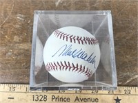 1995 World Series Ball Autographed Mark Wahler?