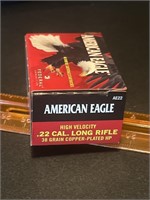 Federal American Eagle 22 caliber long rifle, 40