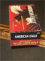 Federal American Eagle 22 caliber long rifle, 40