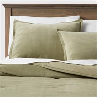 Full/Queen Comforter&Sham Set Green Threshold™ $89