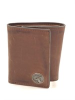 Country Cowgirl Tri-Fold Leather Wallet
