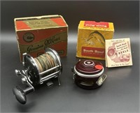 2 fishing Reels southbend & Bronson