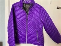 Women's Purple Puffy Jacket XL