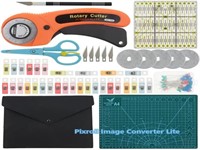 12.7" x 9.8" x 1.37" Allnice Rotary Cutter Set, 96