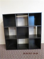 9 cube display cabinet 35.25 X 12X 35.25