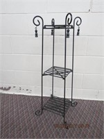 3 tier metal stand 13.5 X 13.5 X 36"H
