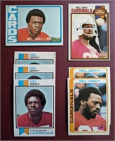 7 Topps Mel Gray Cards 1972 Rookie 1973 1978 1979