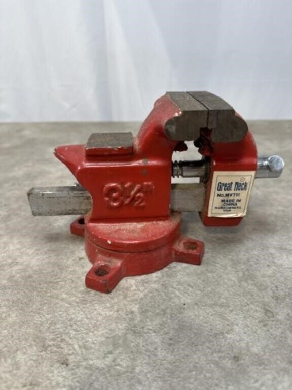 Great Neck Small Red Vise