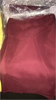 13 - 120in Round Table Linens Burgandy