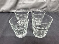 4 Small Kitchen Glasses