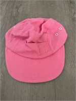 Vintage Pink Gauze Camp Hat