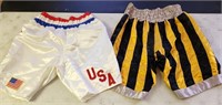 W - 2 PAIR OF BOXING TRUNKS 2XL (K43)