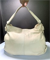Soft Leather Perlina Bag Pale Neutral Beige,